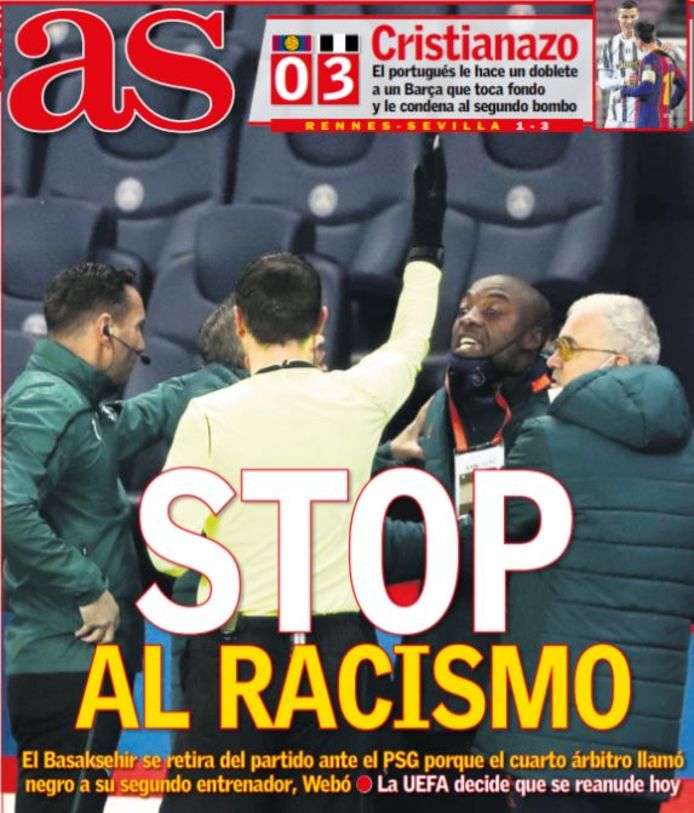 La couverture d'As ce mercredi 9 décembre
