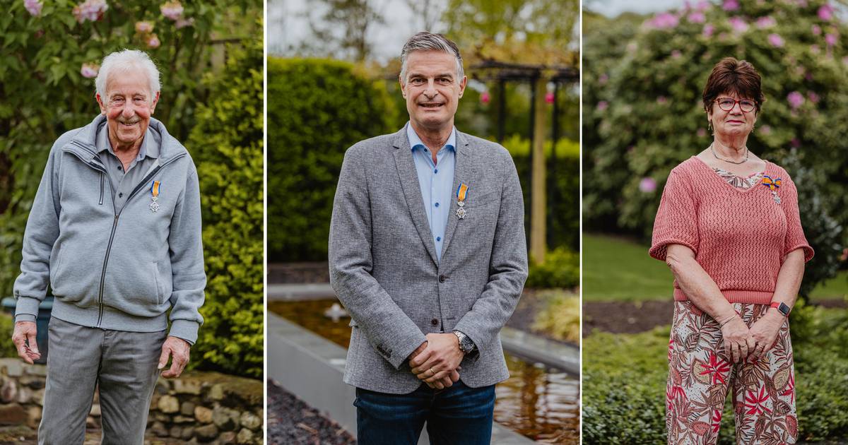 Drie koninklijke onderscheidingen in Bladel
