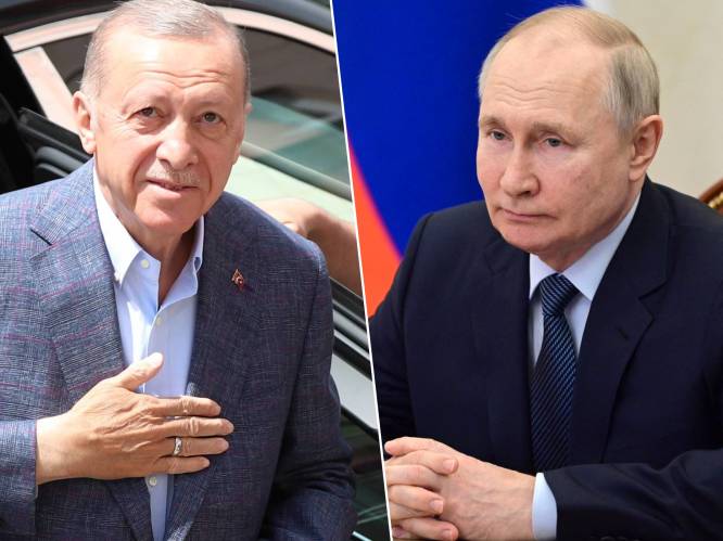 Turkse president Erdogan prijst “speciale relatie” met Poetin: “We hebben elkaar nodig op alle vlakken”