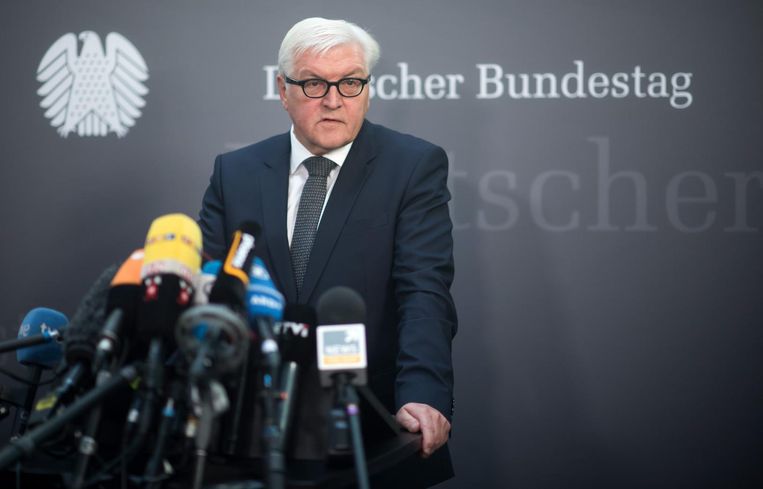 De Duitse minister van Buitenlandse Zaken Frank-Walter Steinmeier. Beeld epa