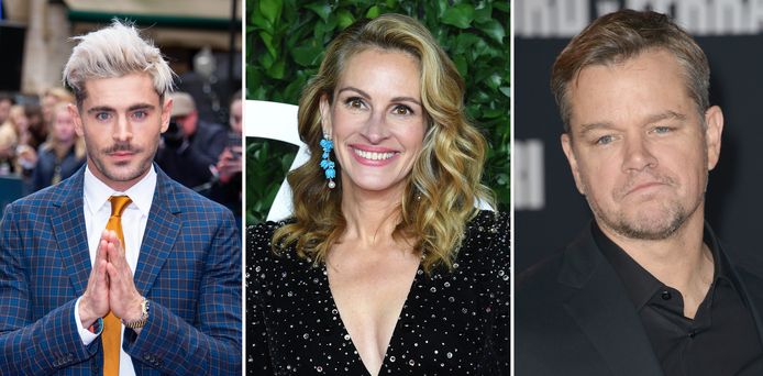 Zac Efron, Julia Roberts en Matt Damon vertoeven tijdens de pandemie graag in Australië.