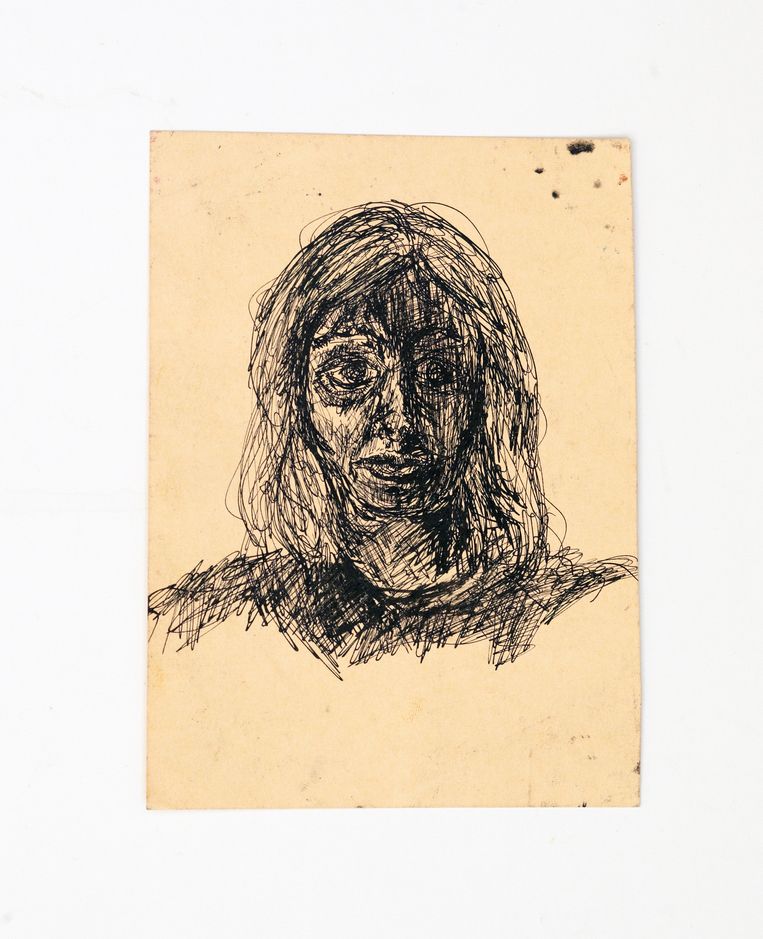 Tekening van Neeltje Maria Min. Beeld Daniel Cohen