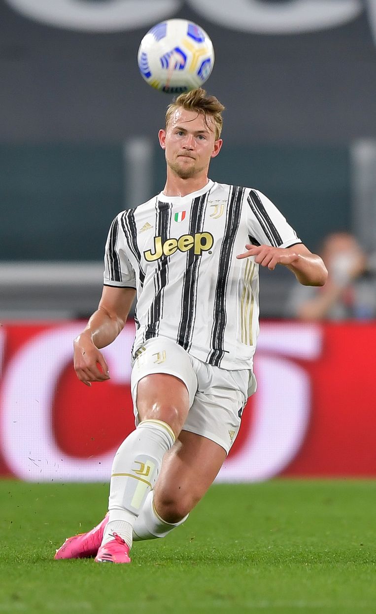 Matthijs de Ligt in de kleuren van Juventus. Twee jaar voetballen in Italië hebben hem sterker gemaakt.   Beeld Getty Images