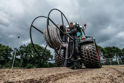 DrainTalent onder voetbalvelden van 't Peeske en Sprinkhanen