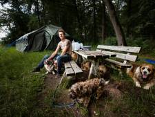 Negen honden maar geen woning: Victor (45) slaapt met ‘zijn kinderen’ in een legertent