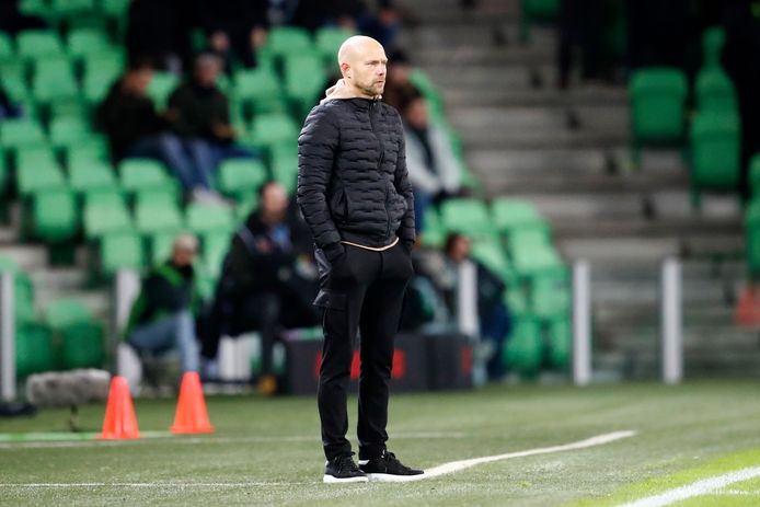 FC Groningen-coach Dennis van der Ree.