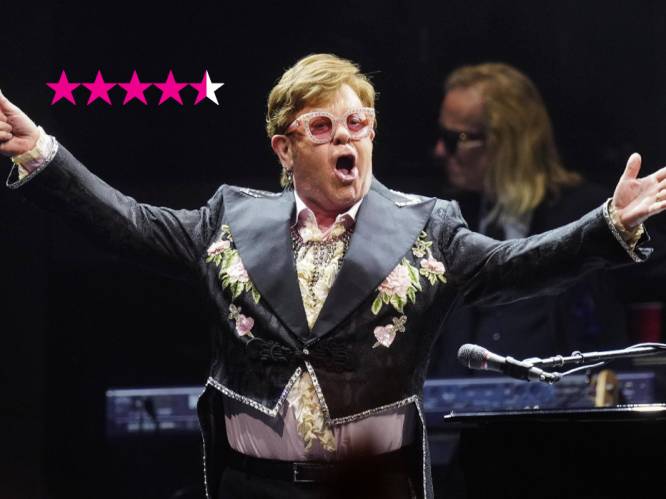 RECENSIE. Wereldster Elton John neemt zonder greintje nederigheid afscheid van Belgisch publiek, en hij heeft groot gelijk 