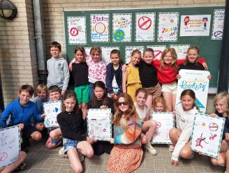 Kinderen van Kempische scholen vragen volwassenen met postkaartjes om niet in hun omgeving te roken: “Kinderen zouden rookvrij moeten opgroeien”