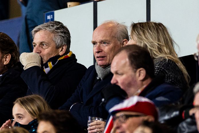 Paul Gerritse (midden) was de voorzitter van het Stichtingsbestuur van Willem II, maar was, is en blijft altijd supporter.