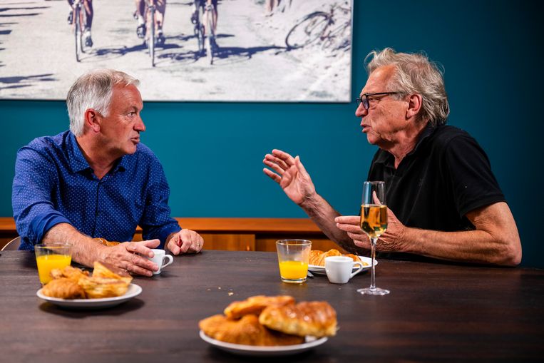 Marc Degryse en Jan Mulder aan het ontbijt: 