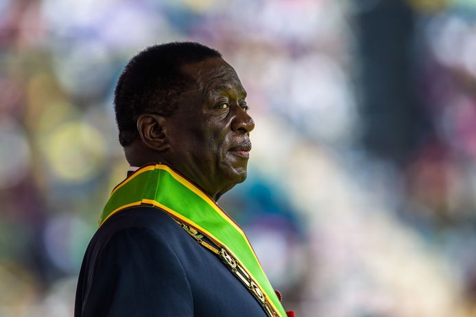 De nieuwe president van Zimbabwe Emmerson Mnangagwa werd vorige week benoemd.