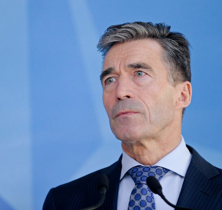 NAVO-baas Anders Fohg Rasmussen Beeld reuters