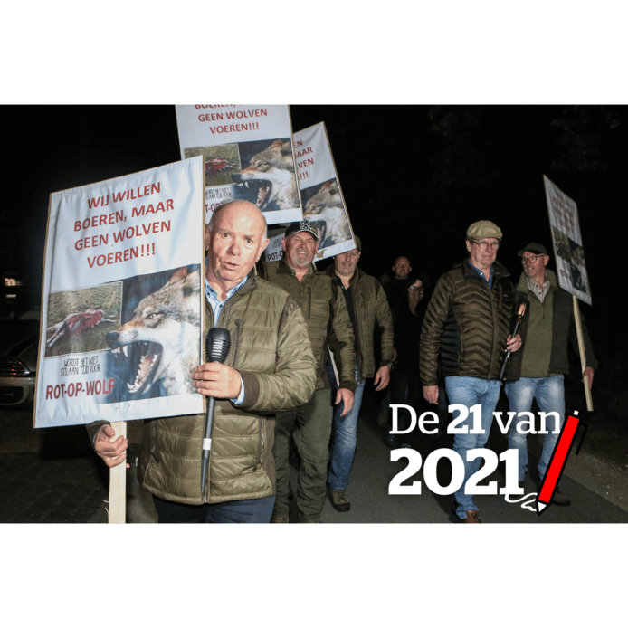 'Rot op wolf'. Duidelijker kan de boodschap niet zijn.