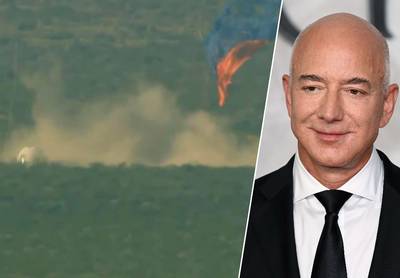 Tegenslag voor miljardair Jeff Bezos: lancering van New Shepard-draagraket mislukt