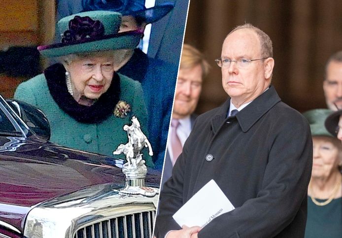De Queen en prins Albert van Monaco.