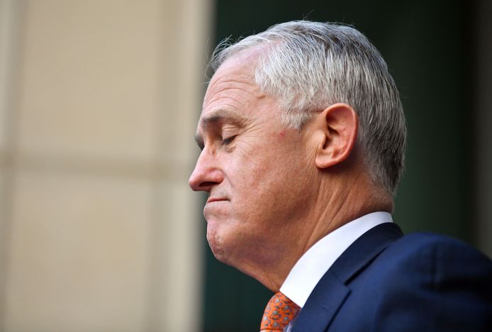 Malcolm Turnbull werd vorige week afgezet als premier