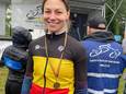 Belgisch kampioene aquabike Marie Luyckx.