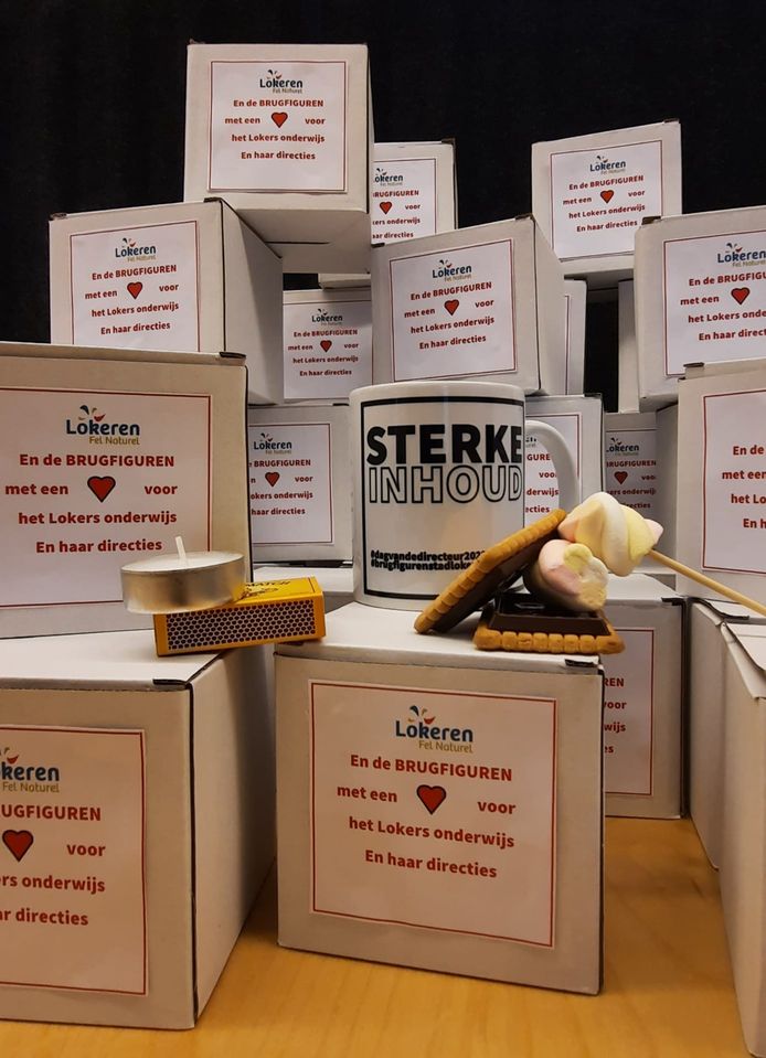 Een kleine attentie voor de Lokerse schooldirecties.