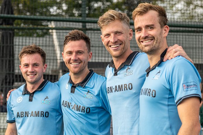 Nieuwe Angelsaksische spelers bij HGC: Zachay Wallace, Alan Forsyth, Oliver Willars, en Gordon Johnston.