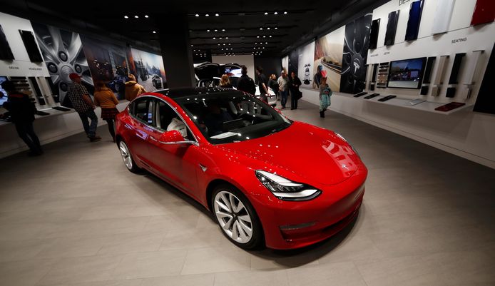 Tesla Model 3 in Denver.