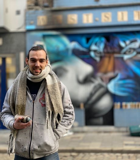 Muurschildering van gerenommeerd graffitikunstenaar siert uitgebrande skateshop in Gent