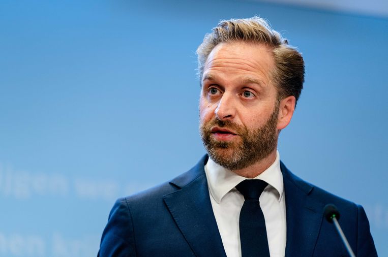 Demissionair minister Hugo de Jonge van Volksgezondheid, Welzijn en Sport (CDA): 