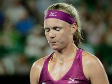 Bertens hard onderuit bij rentree