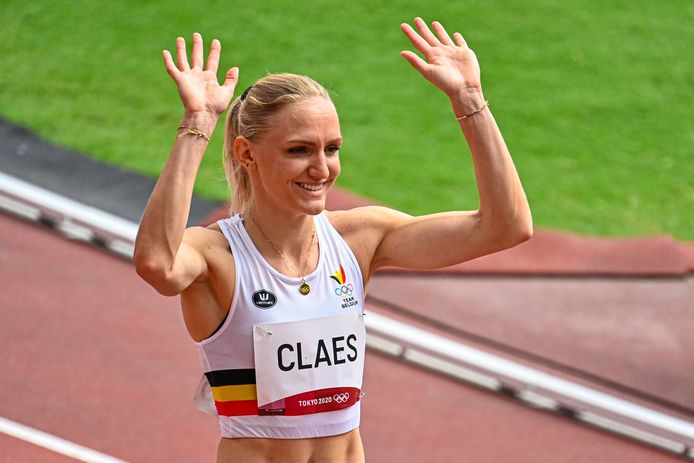 Kijk Hanne Claes Verbetert Belgisch Record Op 400m Horden En Plaatst Zich Voor Spelen In Parijs