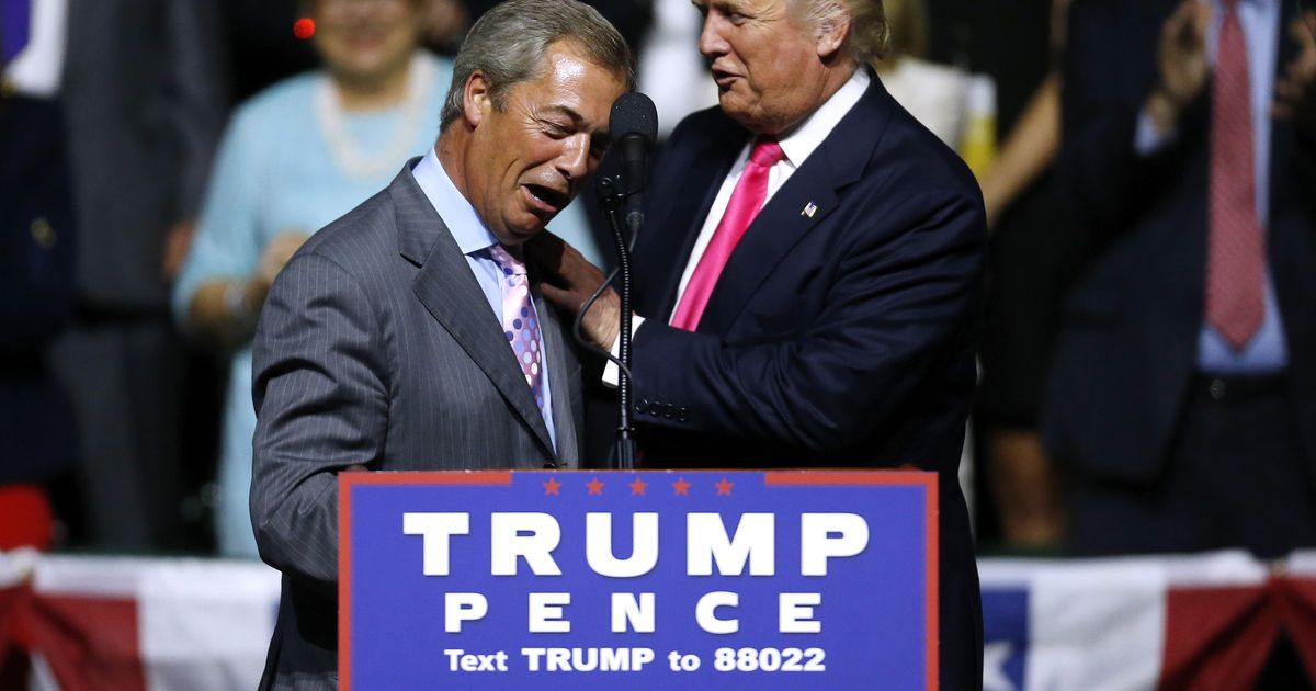 Farage: "Trump, laat Amerika niet zoals Brussel worden" - De Morgen