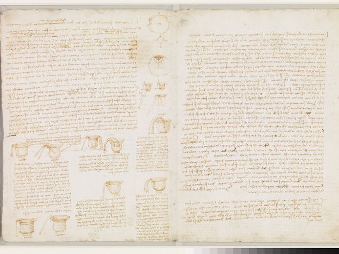 De Codex Leicester van Da Vinci.