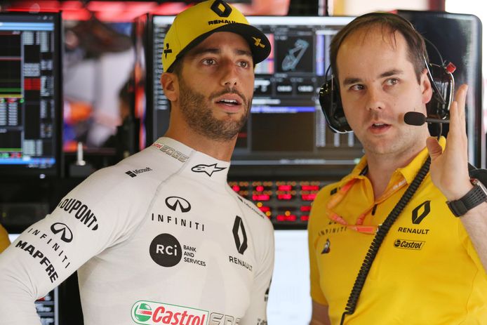 Karel Loos met Daniel Ricciardo.