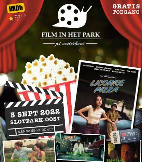 Openluchtfilm in Slotpark: weer eerste grotere evenement van JCI Oosterhout