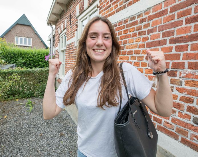 Valerie van Maris uit Kattendijke hoorde donderdagochtend dat ze geslaagd is.