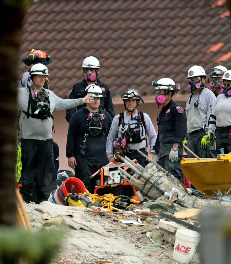 Brandweerman vindt lichaam eigen dochter (7) tussen puin ingestort flatgebouw Miami
