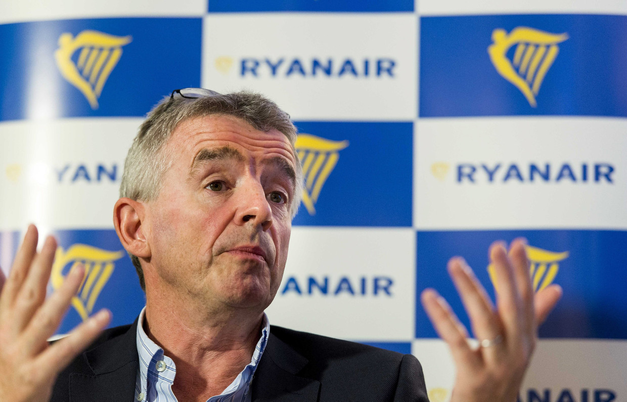 Michael O’Leary, topman van Ryanair. Beeld EPA