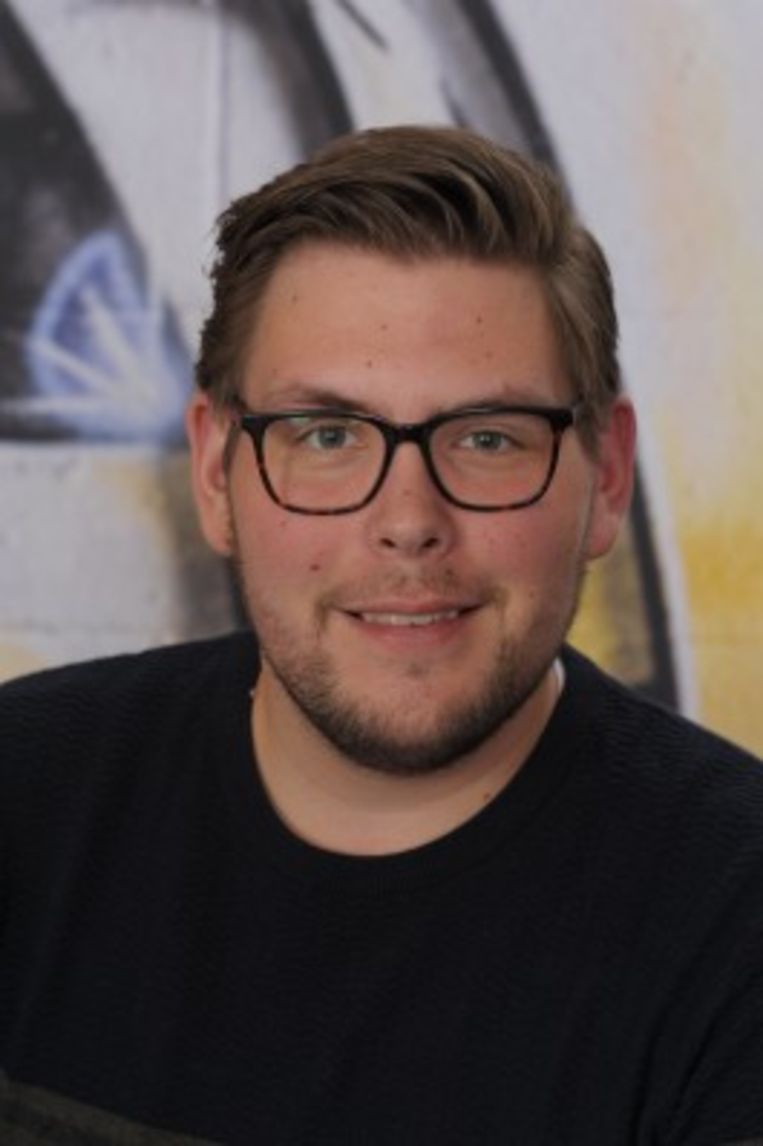 Muziekdocent Bas Koolenbrander: ‘Ik hou erg van samen zingen, maar dat was de afgelopen tijd eigenlijk verboden’. Beeld 
