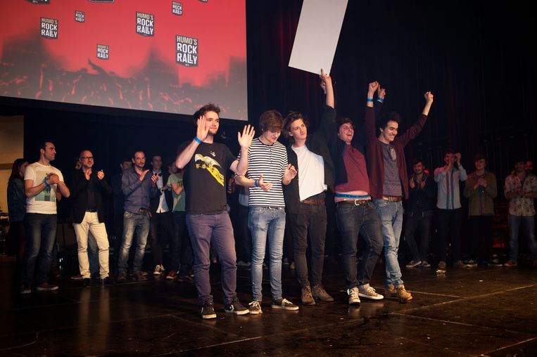 Warhola wint de Rock Rally winnaars   Beeld Alex Vanhee