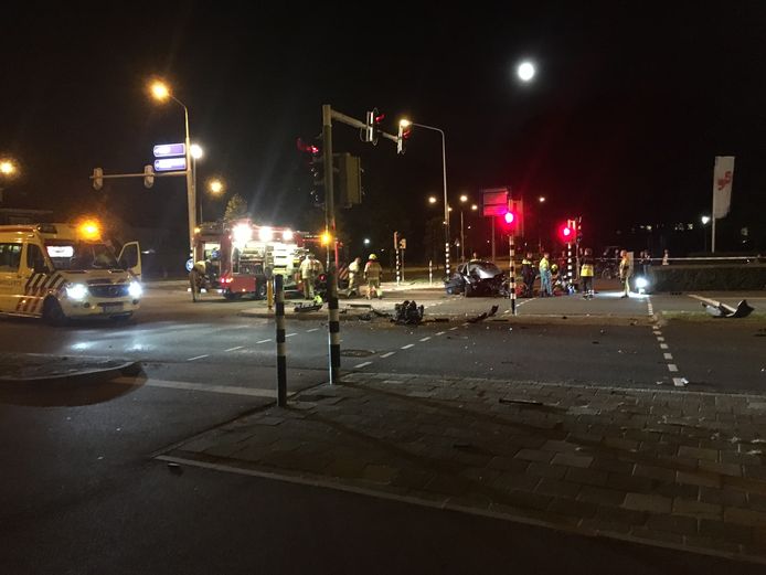 Het ongeluk op de St. Annastraat in Nijmegen