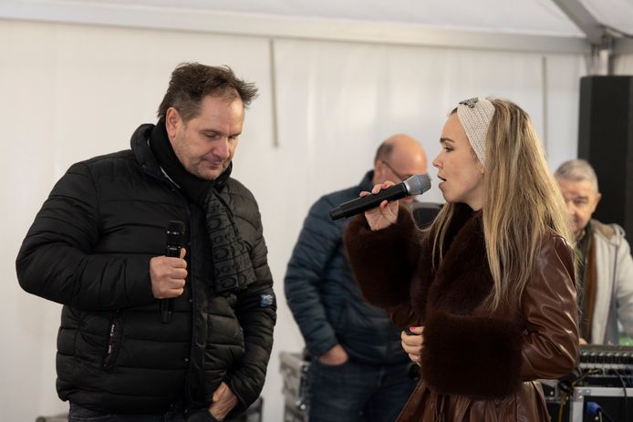 Ellis en Doran traden op aan het Lierse Heilig-Hartziekenhuis.