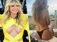 Heidi Klum toont graag een streepje bloot, op de rode loper en op Instagram.