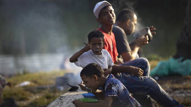 Recordaantal migrantenkinderen door Panama op weg naar de VS
