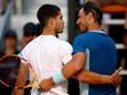 Alcaraz et Nadal au Masters 1000 de Madrid 2022.