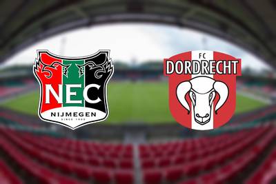 NEC wil kater wegspoelen tegen FC Dordrecht