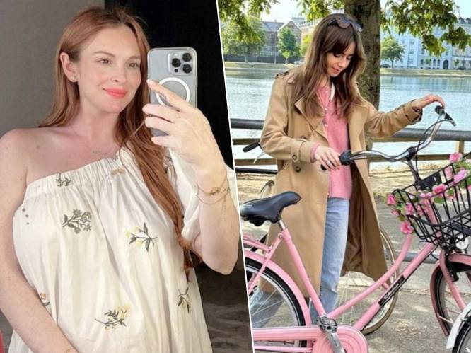 CELEB 24/7. Zwangere Lindsay Lohan ziet er stralend uit en Lily Collins waant zich heel even Barbie