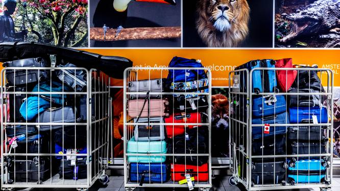 Duizenden achtergebleven koffers verstikken Schiphol, structurele oplossing ‘vergt jaren’