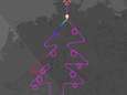 Jingle Bells in de lucht: deze piloot tekent met zijn vliegtuig een... kerstboom