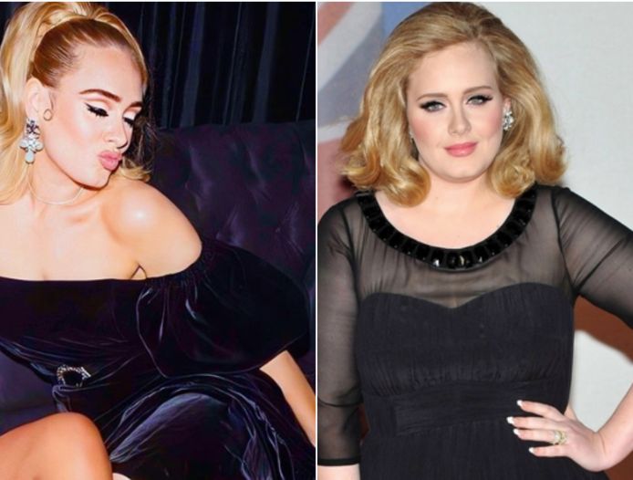 Adele, nu en enkele jaren geleden.
