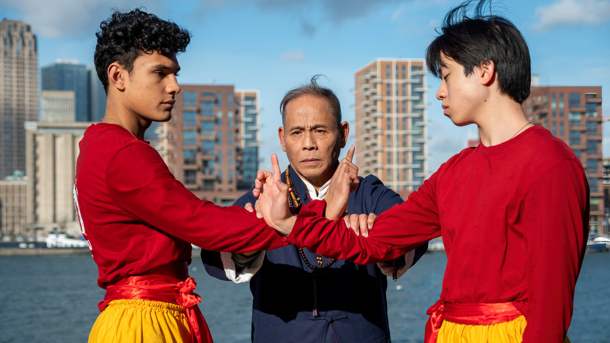 De 14-jarige Jimmy is fanatiek, sterk en een van de beste kungfu-leerlingen van zijn school. Als de selectie van het nieuwe leeuwendansteam wordt samengesteld, ziet Jimmy zijn droom om in de leeuwenkop te dansen uiteenvallen.  Beeld 