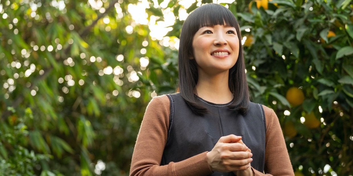 Marie Kondo in ‘Sparking Joy’. Beeld Netflix