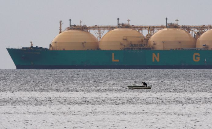 Een tanker met vloeibaar aardgas (liquefied natural gas of LNG). Archiefbeeld ter illustratie.